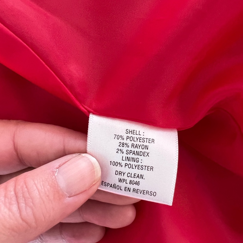 Jm Collection, Red Button, Coat With Pockets - image 5